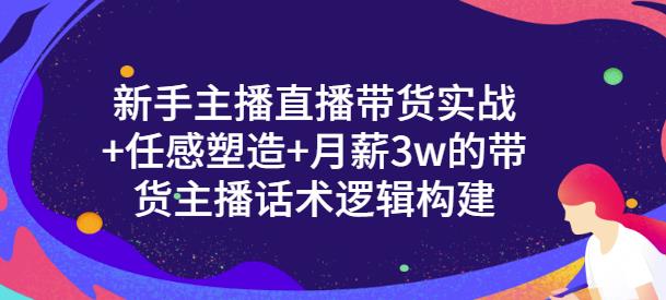 【副业项目3593期】新手如何做直播带货话术：信任感塑造+月薪3w的带货主播话术逻辑构建-智创资源网