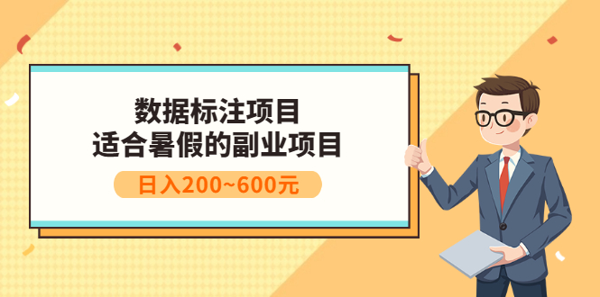【副业项目3597期】数据标注怎么赚钱（适合暑假的副业兼职项目，日入200~600元）-智创资源网