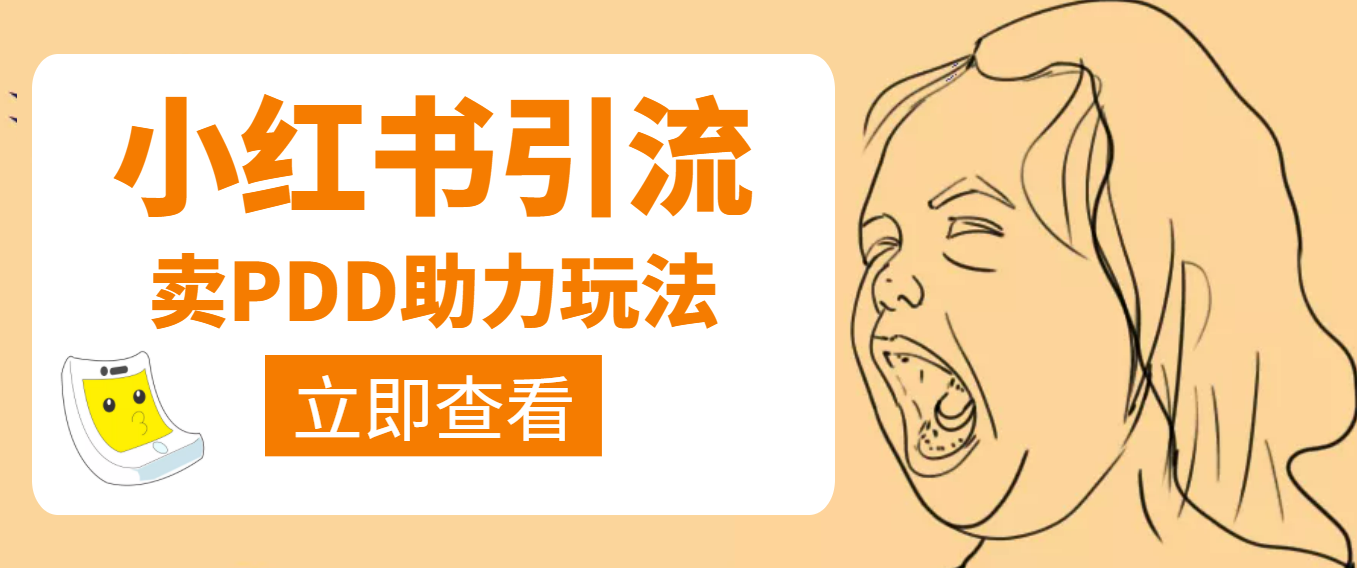 【副业项目4230期】利用小红书卖拼多多助力，日赚100+，顺便还能引个流【视频课程】-智创资源网
