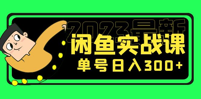 【副业项目5277期】花599买的闲鱼项目：2023最新闲鱼实战课，单号日入300+（7节课）-智创资源网