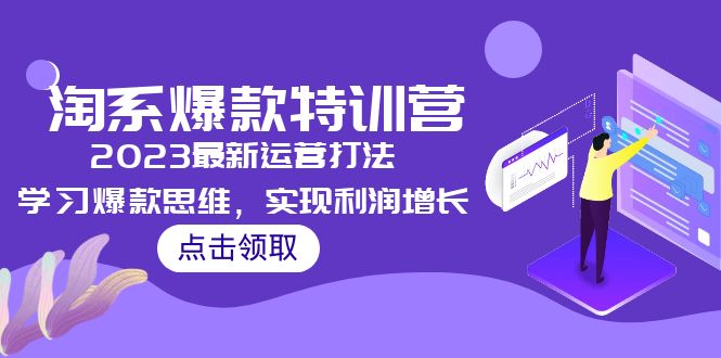 【副业项目5281期】2023淘系爆款特训营，2023最新运营打法，学习爆款思维，实现利润增长-智创资源网