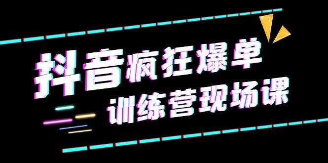 【副业项目6295期】抖音短视频疯狂-爆单训练营现场课（新）直播带货+实战案例-智创资源网