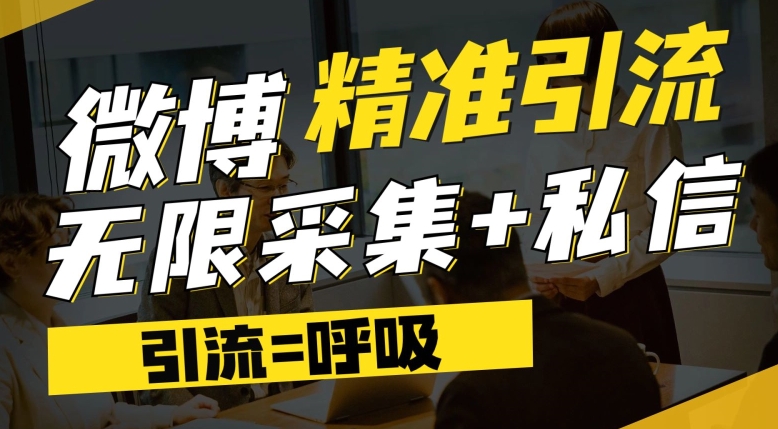 【副业项目7606期】微博最新引流技术，软件提供博文评论采集+私信实现精准引流【揭秘】-智创资源网