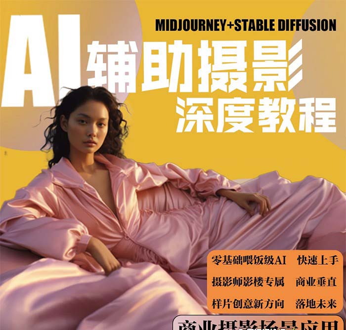 【副业8814期】2024年AI辅助摄影人工智能商业应用摄影课程（37节课）-智创资源网