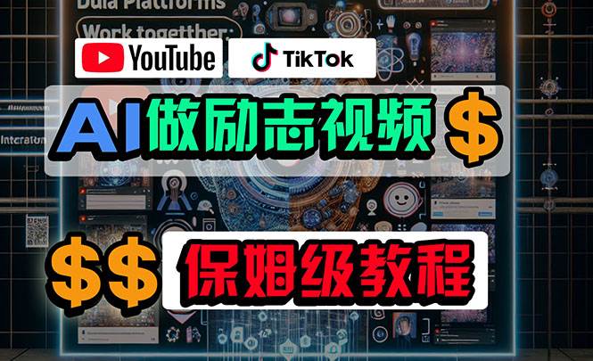 利用AI制作励志视频，在YouTube和TikTok赚钱，小白可做（附工具）-智创资源网